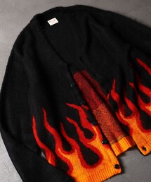 FREAK'S STORE | WEB限定 PENNEY'S×FREAK'S STORE/ぺニーズ 別注 ビッグシルエット モヘアタッチ 総柄 カーディガン/レオパード(カーディガン/ボレロ)