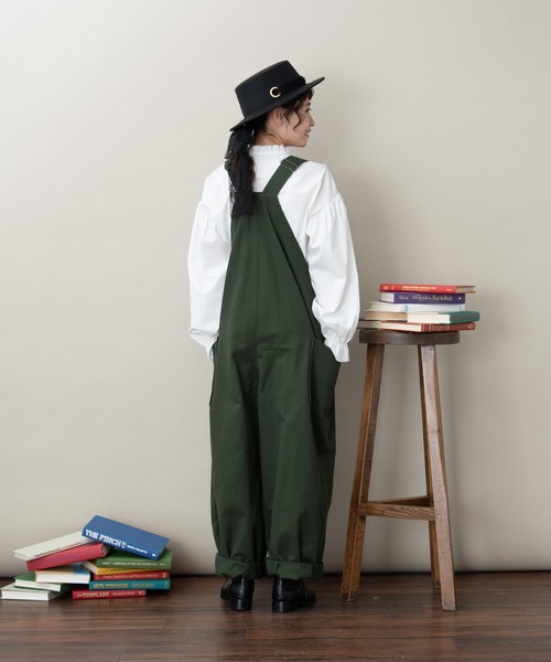 MERLOT(メルロー)の「バルーンカバーオール(サロペット/オーバーオール・レディース・カーキ/オレンジ/ブラック・FREE)」の6枚目の写真