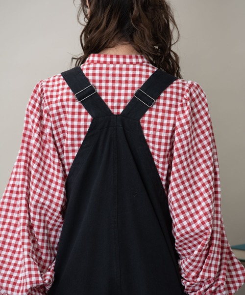 MERLOT(メルロー)の「バルーンカバーオール(サロペット/オーバーオール・レディース・カーキ/オレンジ/ブラック・FREE)」の5枚目の写真