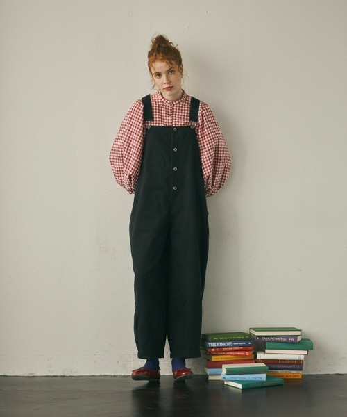 MERLOT(メルロー)の「バルーンカバーオール(サロペット/オーバーオール・レディース・カーキ/オレンジ/ブラック・FREE)」の16枚目の写真