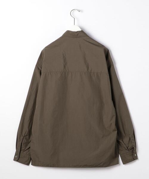 BRACTMENT（ブラクトメント）の「＜BRACTMENT（ブラクトメント）＞フィンクスウェザー ルーズワイド シャツ（シャツ/ブラウス・メンズ・ダークブラウン/ライトグレー・38/40/36）」の3枚目の写真