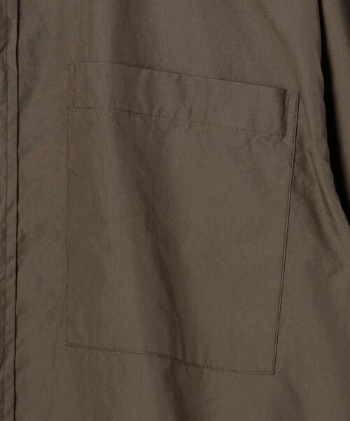 BRACTMENT（ブラクトメント）の「＜BRACTMENT（ブラクトメント）＞フィンクスウェザー ルーズワイド シャツ（シャツ/ブラウス・メンズ・ダークブラウン/ライトグレー・38/40/36）」の7枚目の写真