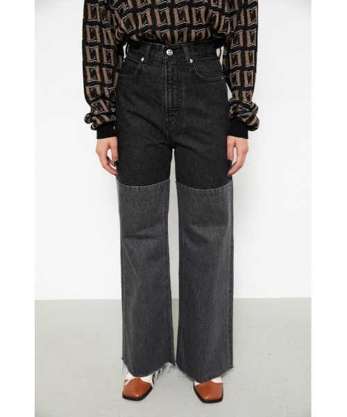 LAGUA GEM（ラグアジェム）の「LOBELIE FLARE DENIM（デニムパンツ・レディース・ブルー/ブラック・24inch/23inch/25inch/26inch/22inch）」の15枚目の写真