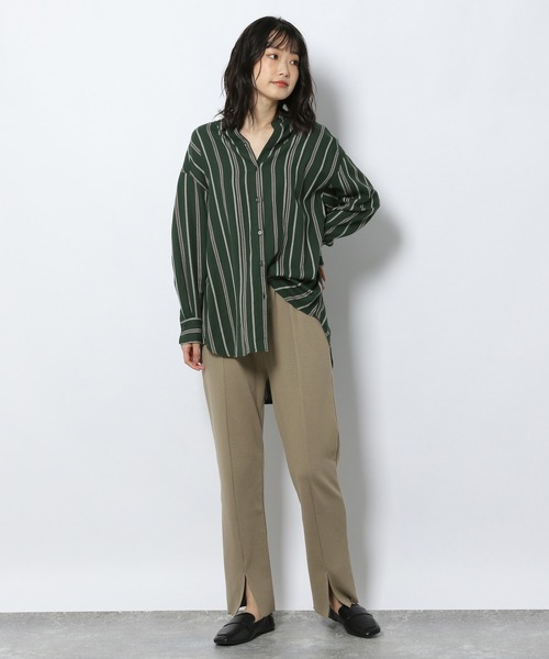 LAKOLE（ラコレ）の「リブスリットヘムレギンスパンツ / 238119（レギンス/スパッツ・レディース・ライトイエロー/ブラック/ベージュ/カーキ・MEDIUM/SMALL）」の8枚目の写真