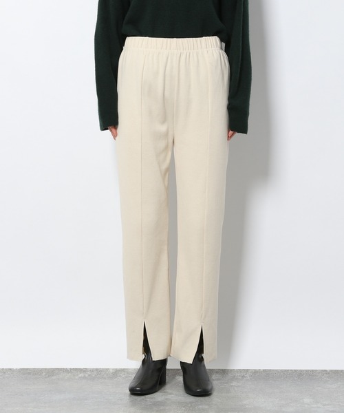 LAKOLE（ラコレ）の「リブスリットヘムレギンスパンツ / 238119（レギンス/スパッツ・レディース・ライトイエロー/ブラック/ベージュ/カーキ・MEDIUM/SMALL）」の6枚目の写真