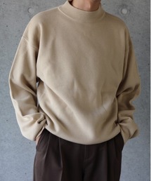 y/m by れぽすけ | ハイゲージモックネックニット(ニット/セーター)