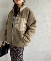 【WEB限定】[TAION/タイオン] ダウン×ボアフリース リバーシブルジャケット