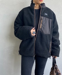 【WEB限定】[TAION/タイオン] ダウン×ボアフリース リバーシブルジャケット