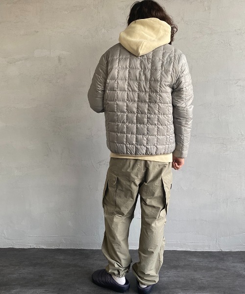 TAION（タイオン）の「【WEB限定】[TAION/タイオン] ダウン×ボアフリース リバーシブルジャケット（ダウンジャケット/コート・レディース・ライトグレー/ネイビー/ライトブラウン・S/M/L）」の13枚目の写真