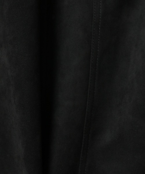 HARE（ハレ）の「ヌバックライクシャツジャケット(HARE)（シャツ/ブラウス・メンズ・ブラック/チャコールグレー/ライトグレー・SMALL/MEDIUM）」の11枚目の写真