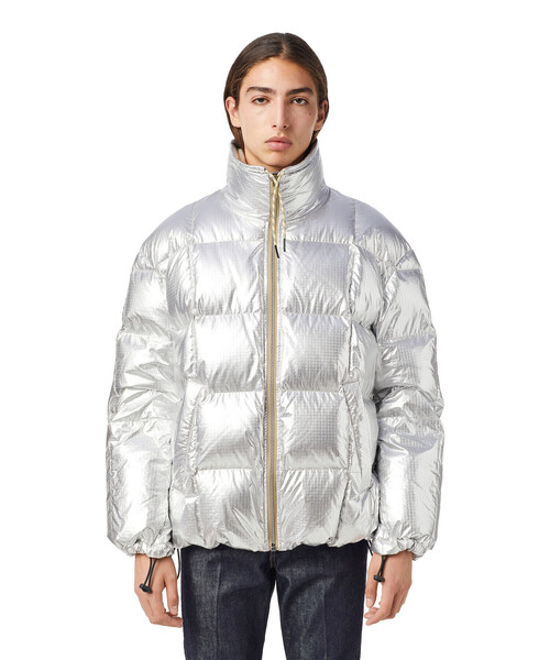 DIESEL(ディーゼル)の「メンズ ジャケット アウター ダウン(ダウンジャケット/コート・メンズ・シルバー・X-LARGE/X-SMALL/SMALL/MEDIUM/LARGE)」の1枚目の写真