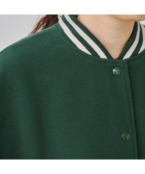 CPCM(シーピーシーエム)の「袖切替スタジャン(スタジャン・レディース・ネイビー/ブラック/グリーン・FREE)」の18枚目の写真