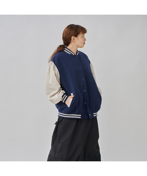 CPCM(シーピーシーエム)の「袖切替スタジャン(スタジャン・レディース・ネイビー/ブラック/グリーン・FREE)」の21枚目の写真