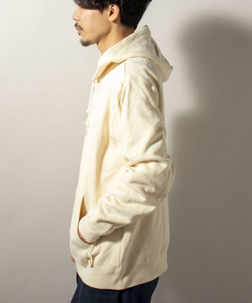 GEVACO（ゲバコ）の「【GEVACO/ゲバコ】ワンポイント プルオーバーパーカー（パーカー・メンズ・ネイビー/グレー/オフホワイト・MEDIUM/LARGE）」の8枚目の写真