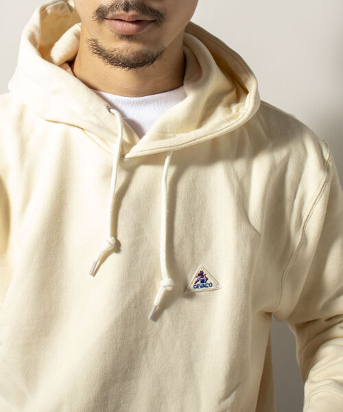 GEVACO（ゲバコ）の「【GEVACO/ゲバコ】ワンポイント プルオーバーパーカー（パーカー・メンズ・ネイビー/グレー/オフホワイト・MEDIUM/LARGE）」の10枚目の写真