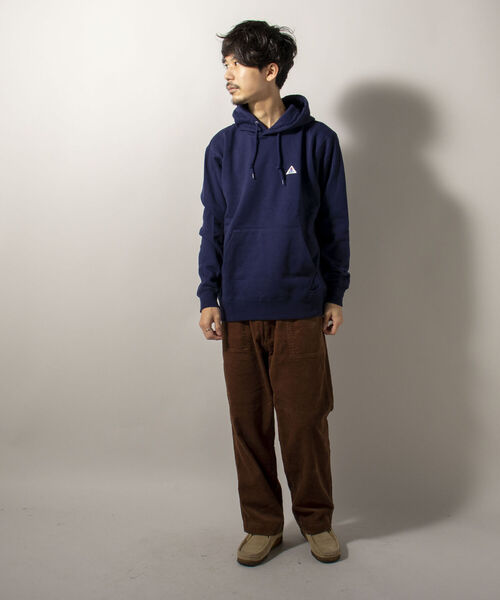 GEVACO（ゲバコ）の「【GEVACO/ゲバコ】ワンポイント プルオーバーパーカー（パーカー・メンズ・ネイビー/グレー/オフホワイト・MEDIUM/LARGE）」の12枚目の写真