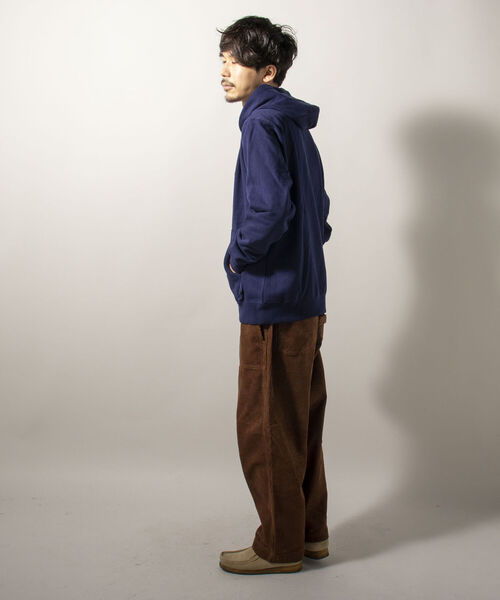 GEVACO（ゲバコ）の「【GEVACO/ゲバコ】ワンポイント プルオーバーパーカー（パーカー・メンズ・ネイビー/グレー/オフホワイト・MEDIUM/LARGE）」の13枚目の写真