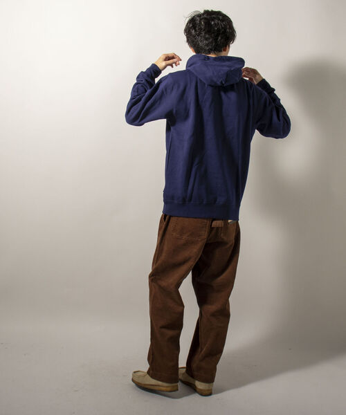 GEVACO（ゲバコ）の「【GEVACO/ゲバコ】ワンポイント プルオーバーパーカー（パーカー・メンズ・ネイビー/グレー/オフホワイト・MEDIUM/LARGE）」の14枚目の写真