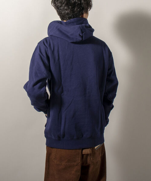 GEVACO（ゲバコ）の「【GEVACO/ゲバコ】ワンポイント プルオーバーパーカー（パーカー・メンズ・ネイビー/グレー/オフホワイト・MEDIUM/LARGE）」の16枚目の写真