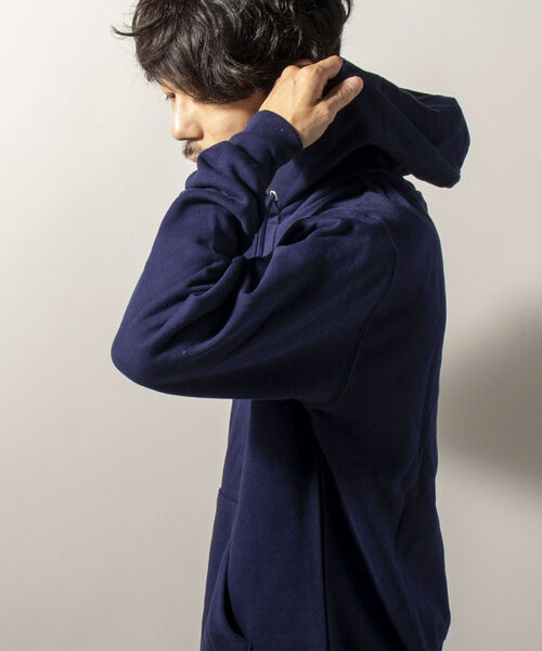 GEVACO（ゲバコ）の「【GEVACO/ゲバコ】ワンポイント プルオーバーパーカー（パーカー・メンズ・ネイビー/グレー/オフホワイト・MEDIUM/LARGE）」の17枚目の写真