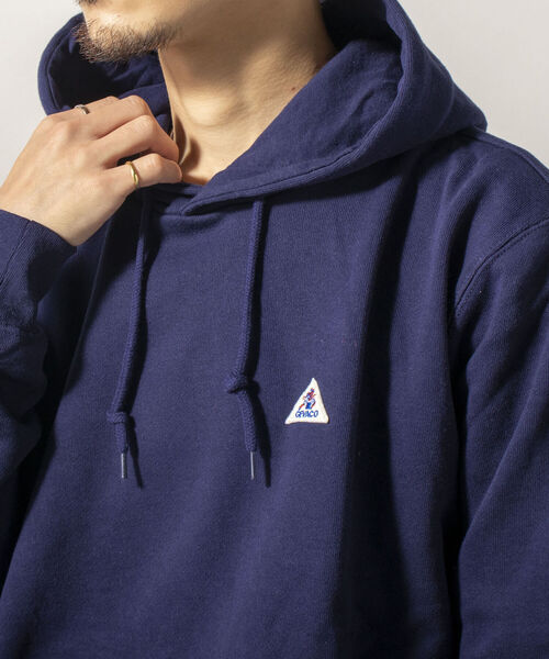 GEVACO（ゲバコ）の「【GEVACO/ゲバコ】ワンポイント プルオーバーパーカー（パーカー・メンズ・ネイビー/グレー/オフホワイト・MEDIUM/LARGE）」の18枚目の写真