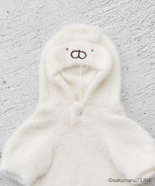 ROPE' PICNIC（ロペピクニック）の「【DOG】【うさまる×ROPE' PICNIC】【一部WEB限定】フーディー（ペットウェア・レディース・ホワイト系その他/ピンク系その他2・S/M/2M/L）」の5枚目の写真