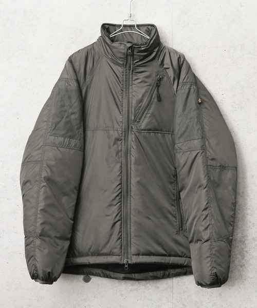 Alpha Industries（アルファインダストリーズ）の「ALPHA アルファ TA1564 THERMOLITE COLD PUFF JKT（サーモライト コールド パフジャケット）（ダウンジャケット/コート・メンズ・ブラック/グレー・XL/M/L）」の2枚目の写真