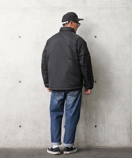 Alpha Industries（アルファインダストリーズ）の「ALPHA アルファ TA1564 THERMOLITE COLD PUFF JKT（サーモライト コールド パフジャケット）（ダウンジャケット/コート・メンズ・ブラック/グレー・XL/M/L）」の8枚目の写真