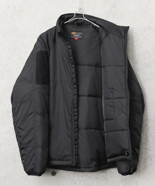 Alpha Industries（アルファインダストリーズ）の「ALPHA アルファ TA1564 THERMOLITE COLD PUFF JKT（サーモライト コールド パフジャケット）（ダウンジャケット/コート・メンズ・ブラック/グレー・XL/M/L）」の13枚目の写真