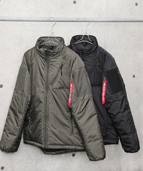 Alpha Industries（アルファインダストリーズ）の「ALPHA アルファ TA1564 THERMOLITE COLD PUFF JKT（サーモライト コールド パフジャケット）（ダウンジャケット/コート・メンズ・ブラック/グレー・XL/M/L）」の14枚目の写真