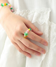 BEAMS BOY | BEAMS BOY / USポニービーズ リング(リング)