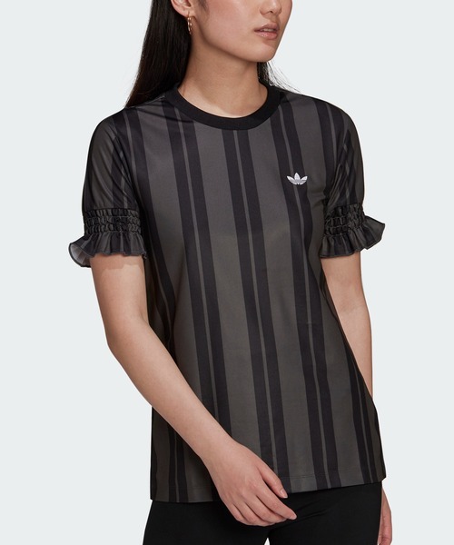 セール パフィー スリーブ ストライプtシャツ アディダスオリジナルス Tシャツ カットソー Adidas アディダス のファッション通販 Zozotown
