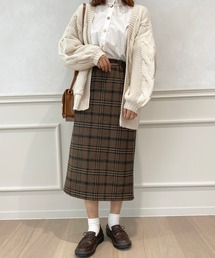 チェックナロースカート【ZOZOTOWN限定アイテム】
