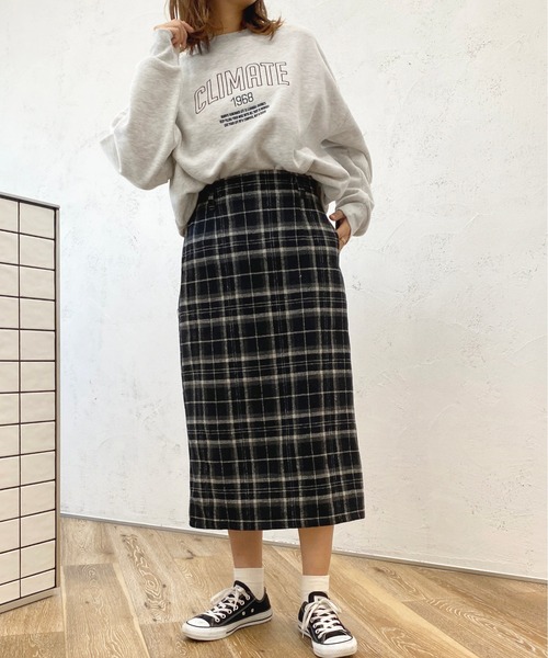 apres jour(アプレジュール)の「チェックナロースカート【ZOZOTOWN限定アイテム】(スカート・レディース・ブラウン系その他/ベージュ/ブラック・SMALL/X-LARGE/MEDIUM)」の12枚目の写真