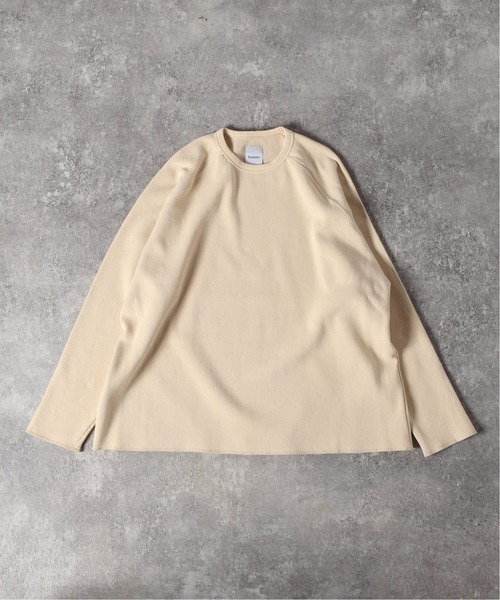 417 EDIFICE（フォーワンセブンエディフィス）の「【fosterr / フォスター】COTTON THERMAL / コットンサーマル（Tシャツ/カットソー・メンズ・チャコールグレー/ベージュ/ネイビー/アイボリー・MEDIUM/LARGE）」の2枚目の写真