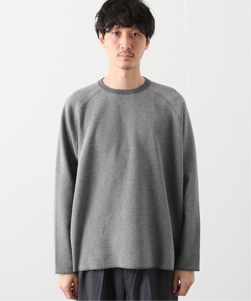 417 EDIFICE（フォーワンセブンエディフィス）の「【fosterr / フォスター】COTTON THERMAL / コットンサーマル（Tシャツ/カットソー・メンズ・チャコールグレー/ベージュ/ネイビー/アイボリー・MEDIUM/LARGE）」の10枚目の写真
