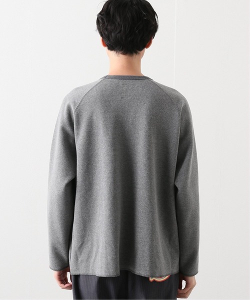 417 EDIFICE（フォーワンセブンエディフィス）の「【fosterr / フォスター】COTTON THERMAL / コットンサーマル（Tシャツ/カットソー・メンズ・チャコールグレー/ベージュ/ネイビー/アイボリー・MEDIUM/LARGE）」の12枚目の写真