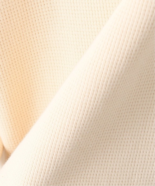 417 EDIFICE（フォーワンセブンエディフィス）の「【fosterr / フォスター】COTTON THERMAL / コットンサーマル（Tシャツ/カットソー・メンズ・チャコールグレー/ベージュ/ネイビー/アイボリー・MEDIUM/LARGE）」の21枚目の写真