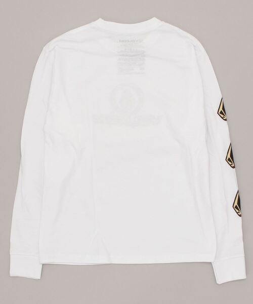 VOLCOM(ボルコム)の「【VOLCOM】MONOLITH L/S TEE YOUTH(Tシャツ/カットソー・キッズ・ホワイト・LARGE/MEDIUM/SMALL)」の2枚目の写真