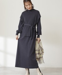 N.（N. Natural Beauty Basic） | ◆ニットベスト＆ワンピースセット(ワンピース)