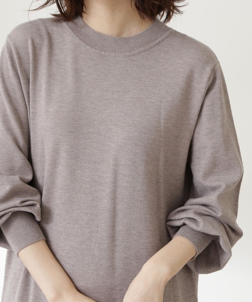 N.（N. Natural Beauty Basic）（エヌエヌナチュラルビューティーベーシック）の「◆ニットベスト＆ワンピースセット（ワンピース・レディース・チャコールグレー/グレイッシュベージュ/ブルー・MEDIUM）」の16枚目の写真