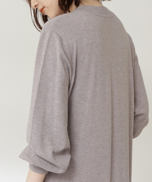 N.（N. Natural Beauty Basic）（エヌエヌナチュラルビューティーベーシック）の「◆ニットベスト＆ワンピースセット（ワンピース・レディース・チャコールグレー/グレイッシュベージュ/ブルー・MEDIUM）」の17枚目の写真