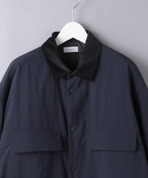 EN ROUTE(アンルート)の「<EN ROUTE(アンルート)> コーデュロイカラー キルト ブルゾン(ブルゾン・メンズ・ブラック/ネイビー・1/2/3)」の14枚目の写真