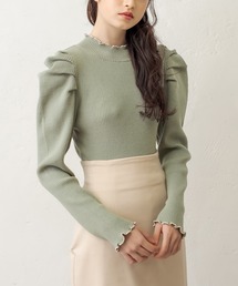 OLIVE des OLIVE | カラフルパワショルメロウニット(ニット/セーター)