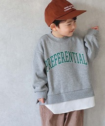 CIAOPANIC TYPY | 【KIDS】カレッジレイヤード風プルオーバー(Tシャツ/カットソー)