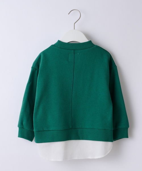 CIAOPANIC TYPY(チャオパニックティピー)の「【KIDS】カレッジレイヤード風プルオーバー(Tシャツ/カットソー・キッズ・グレー/グリーン/アイボリー/パープル・MEDIUM/LARGE/X-LARGE/XX-LARGE/SMALL)」の11枚目の写真