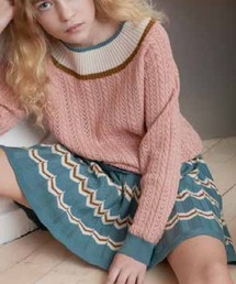 FUB（ファブ）の「FUB / ボーダーデザイン ニットスカート（スカート・キッズ）」