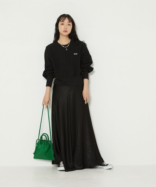 FREAK'S STORE（フリークスストア）の「TOWN CRAFT × FREAK'S STORE/タウンクラフト 　別注 ショートスウェット【一部WEB限定】（スウェット・レディース・グリーン/ブラック/ネイビー/グレー/オフホワイト・ﾌﾘ-）」の21枚目の写真