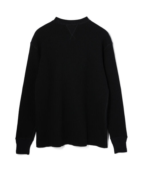 Toironier（トワロニエ）の「Toironier/トワロニエ/Tucker Waffle/タッカーワッフル（Tシャツ/カットソー・メンズ・ブラック/ホワイト・2/1）」の4枚目の写真