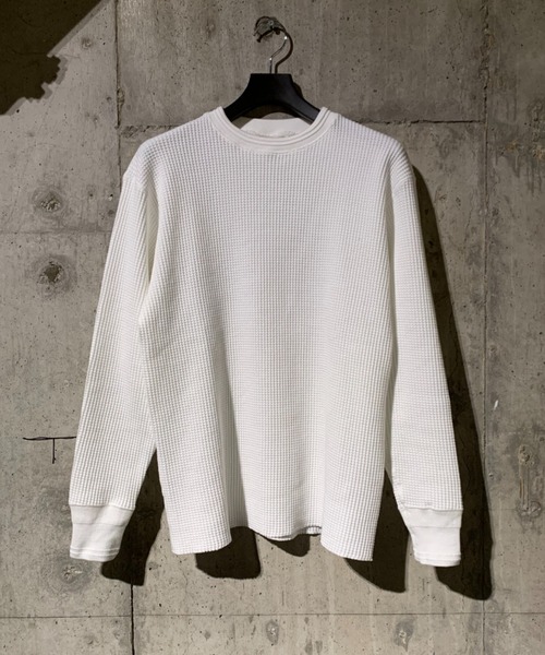 Toironier（トワロニエ）の「Toironier/トワロニエ/Tucker Waffle/タッカーワッフル（Tシャツ/カットソー・メンズ・ブラック/ホワイト・2/1）」の21枚目の写真